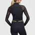 Kastel Denmark Floral Lace Long Sleeve Ladies Quarter Zip